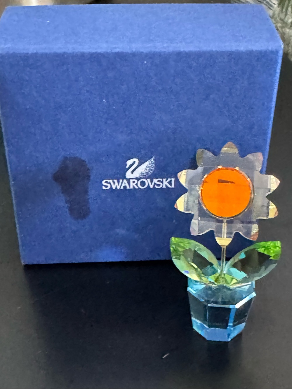 Swarovski Crystal Sunflower Mini Figurine “Happy Flowers” - Picture 5 of 7